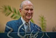 Elder Russell M. Nelson speaks to Latter-day Saints in Germany, June 11, 2013.